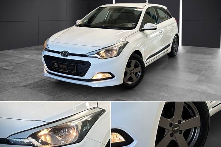 Hvid Hyundai i20 fra 2015