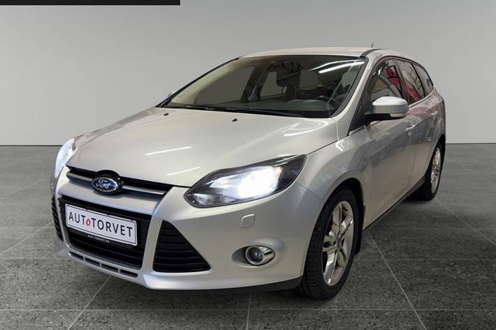 Sølv Ford Focus fra 2014