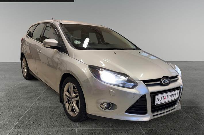 Sølv Ford Focus fra 2014