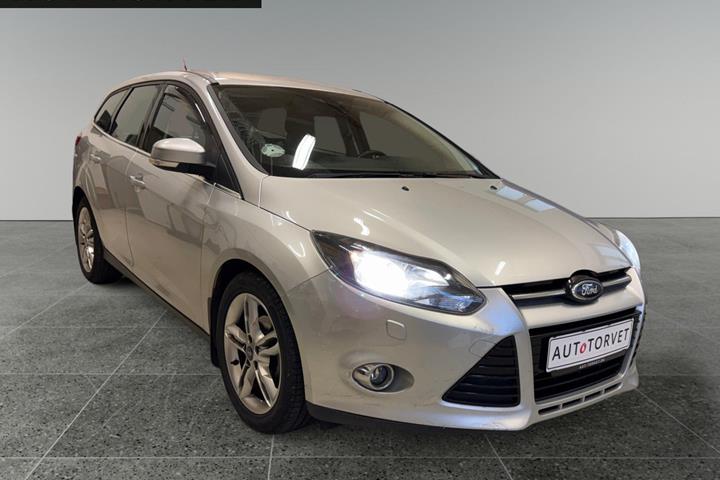 Sølv Ford Focus fra 2014
