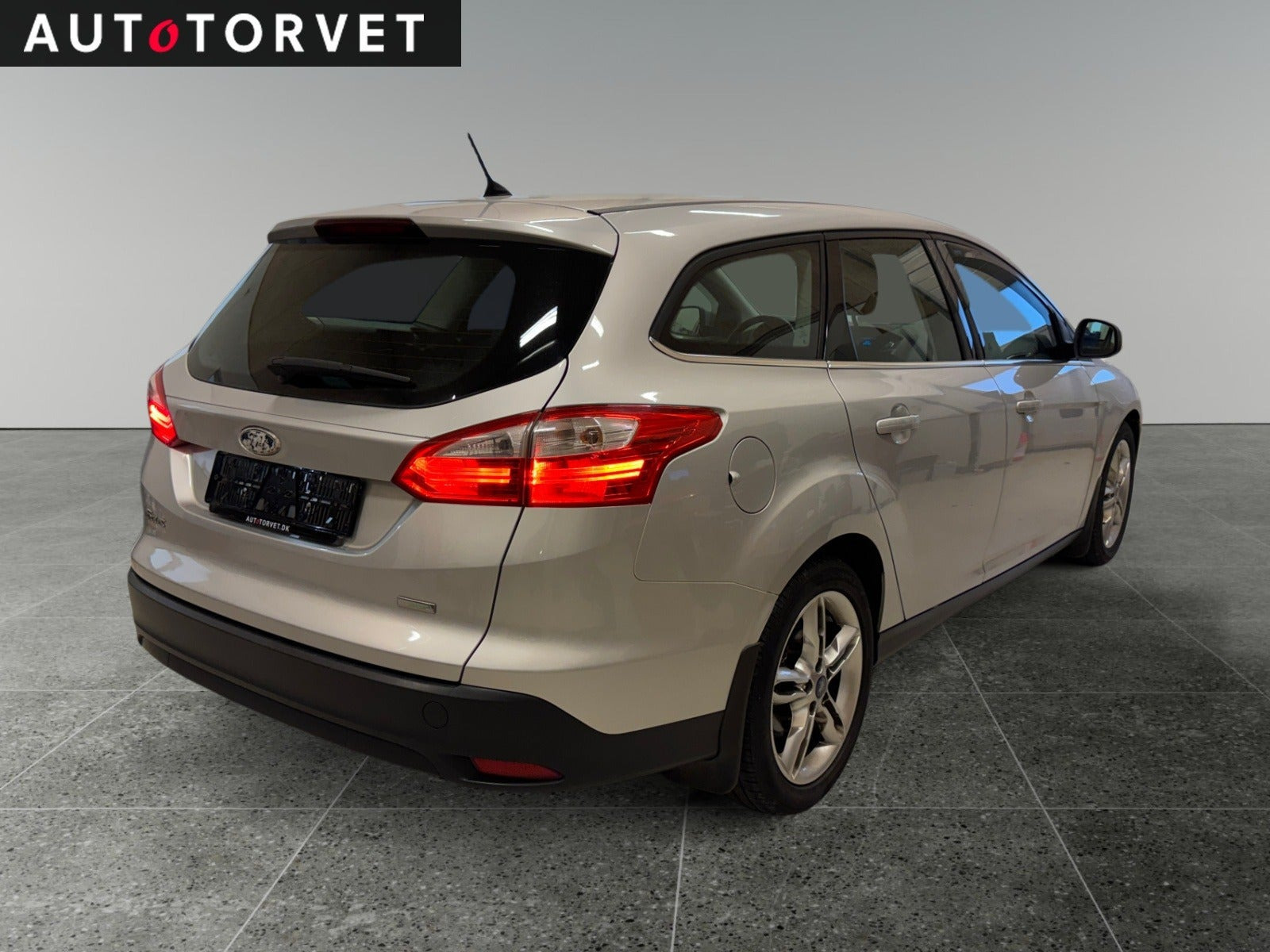 Sølv Ford Focus fra 2014