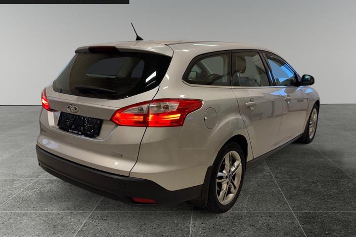 Sølv Ford Focus fra 2014