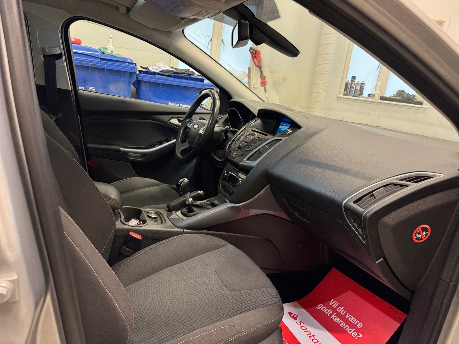 Sølv Ford Focus fra 2014