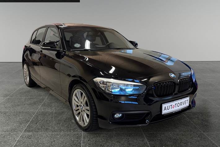 Sort BMW 118d fra 2017
