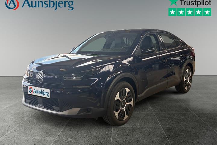 Blå Citroën ë-C4 X fra 2025 set udefra