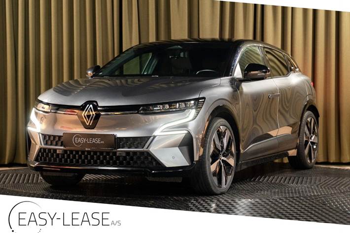 Grå Renault Megane E-Tech fra 2023