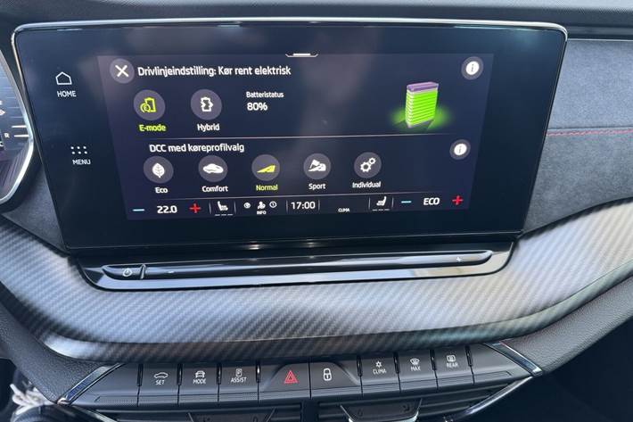Grå Skoda Octavia fra 2021