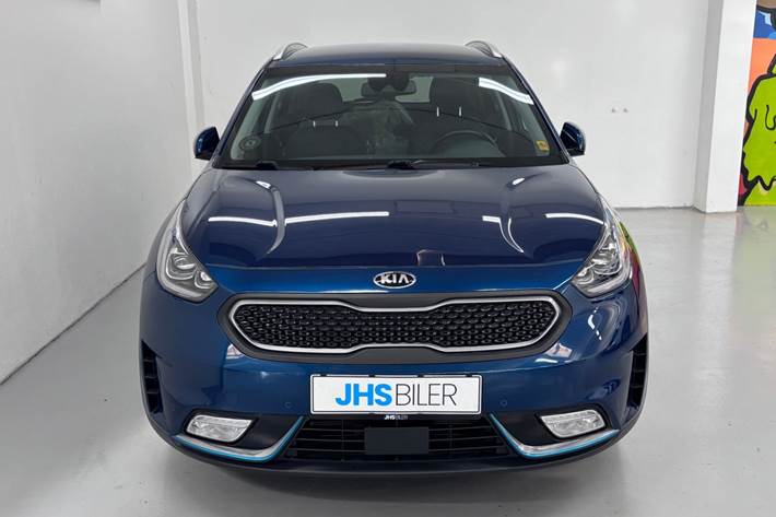 Blå Kia Niro fra 2018