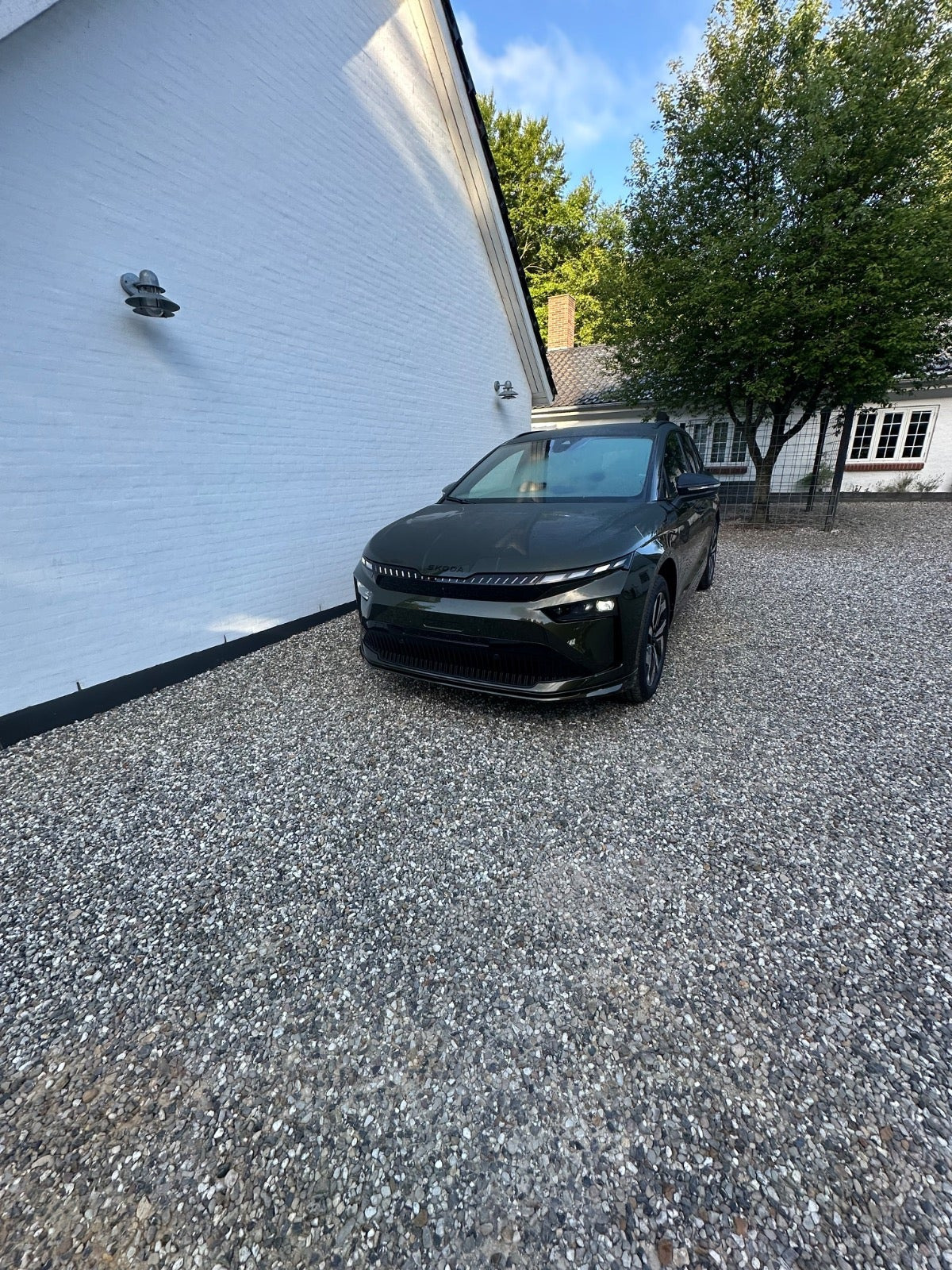 Grøn Skoda Enyaq fra 2026