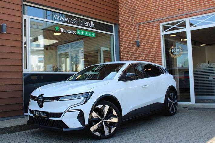 Hvid Renault Megane E-Tech fra 2022