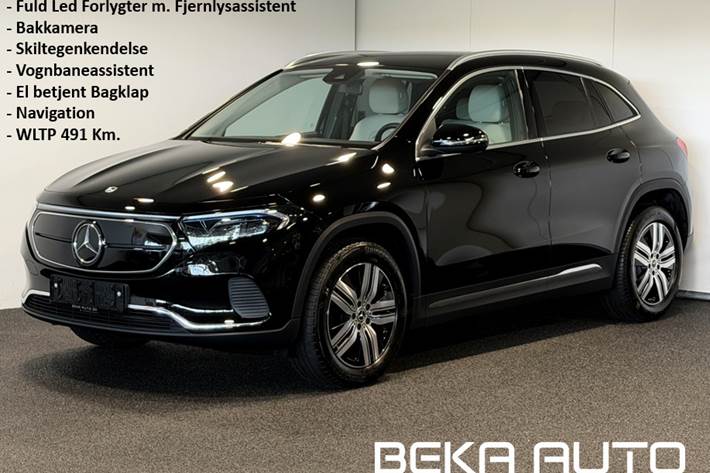 Sort Mercedes EQA250 fra 2023