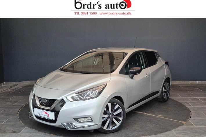 Grå Nissan Micra fra 2018