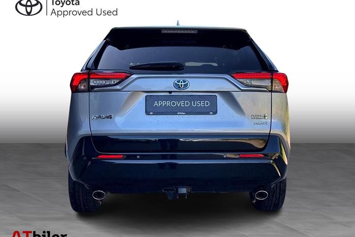 Sølv Toyota RAV4 Plug-in fra 2022