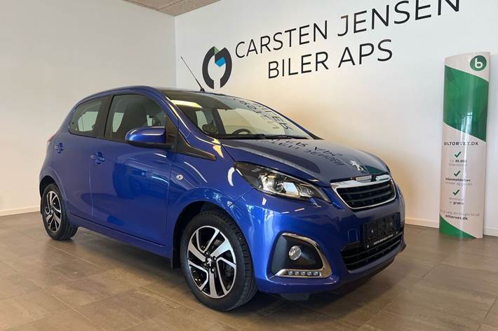 Blå Peugeot 108 fra 2020