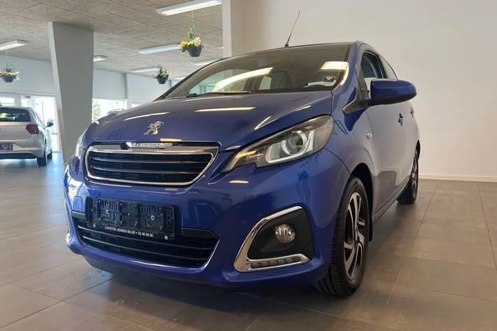 Blå Peugeot 108 fra 2020
