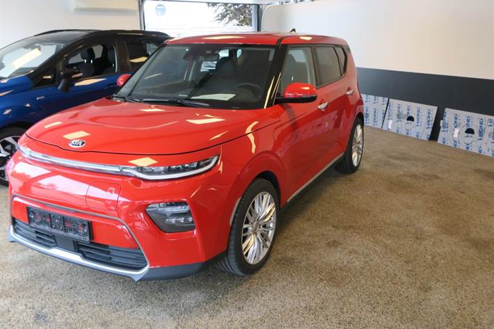 Rød Kia e-Soul fra 2019
