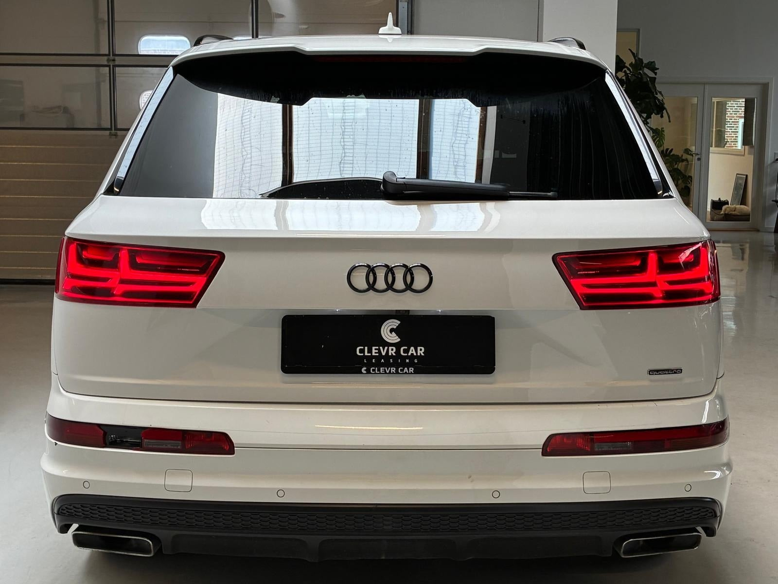 Hvid Audi Q7 fra 2018