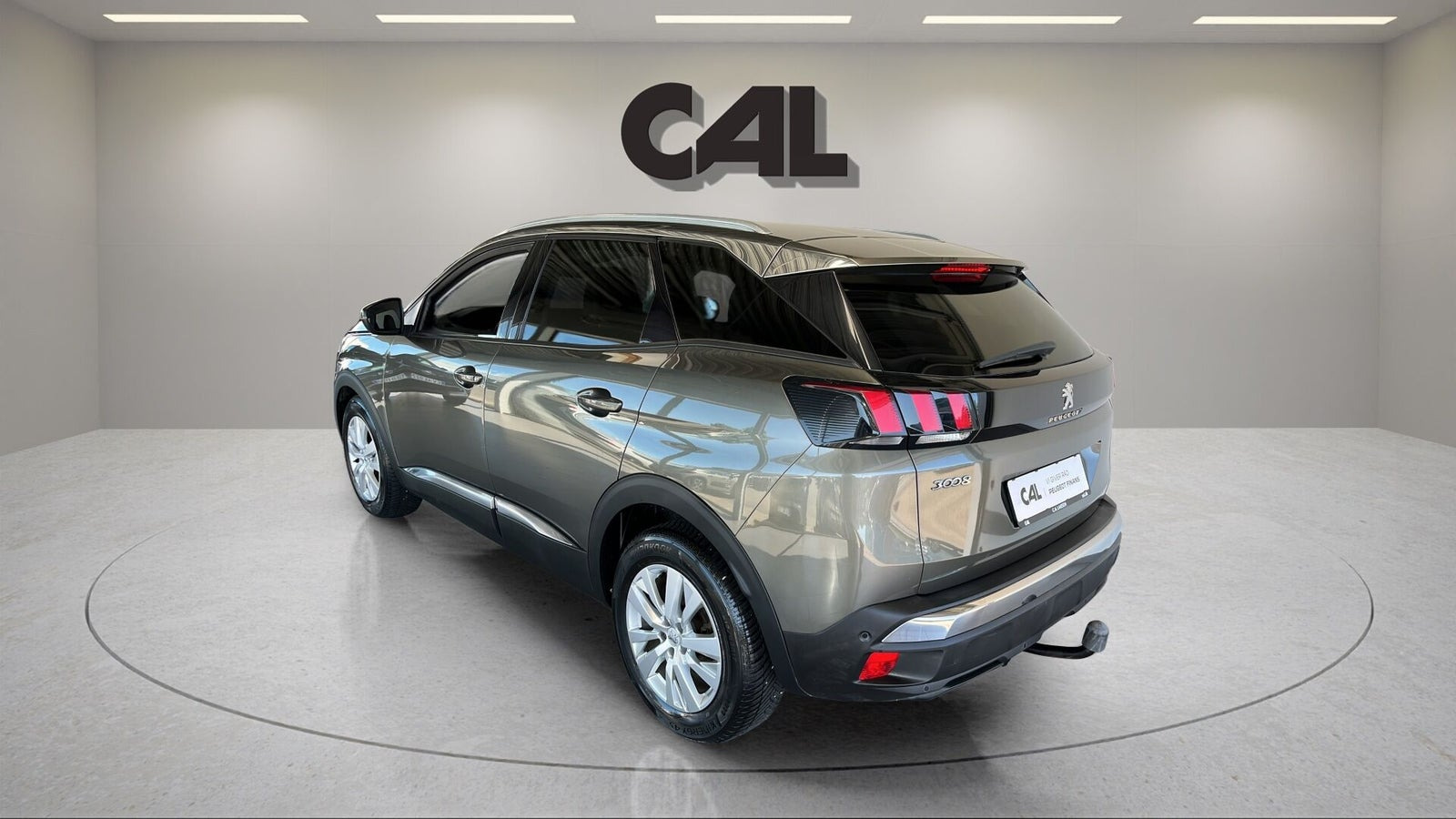 Grøn Peugeot 3008 fra 2017