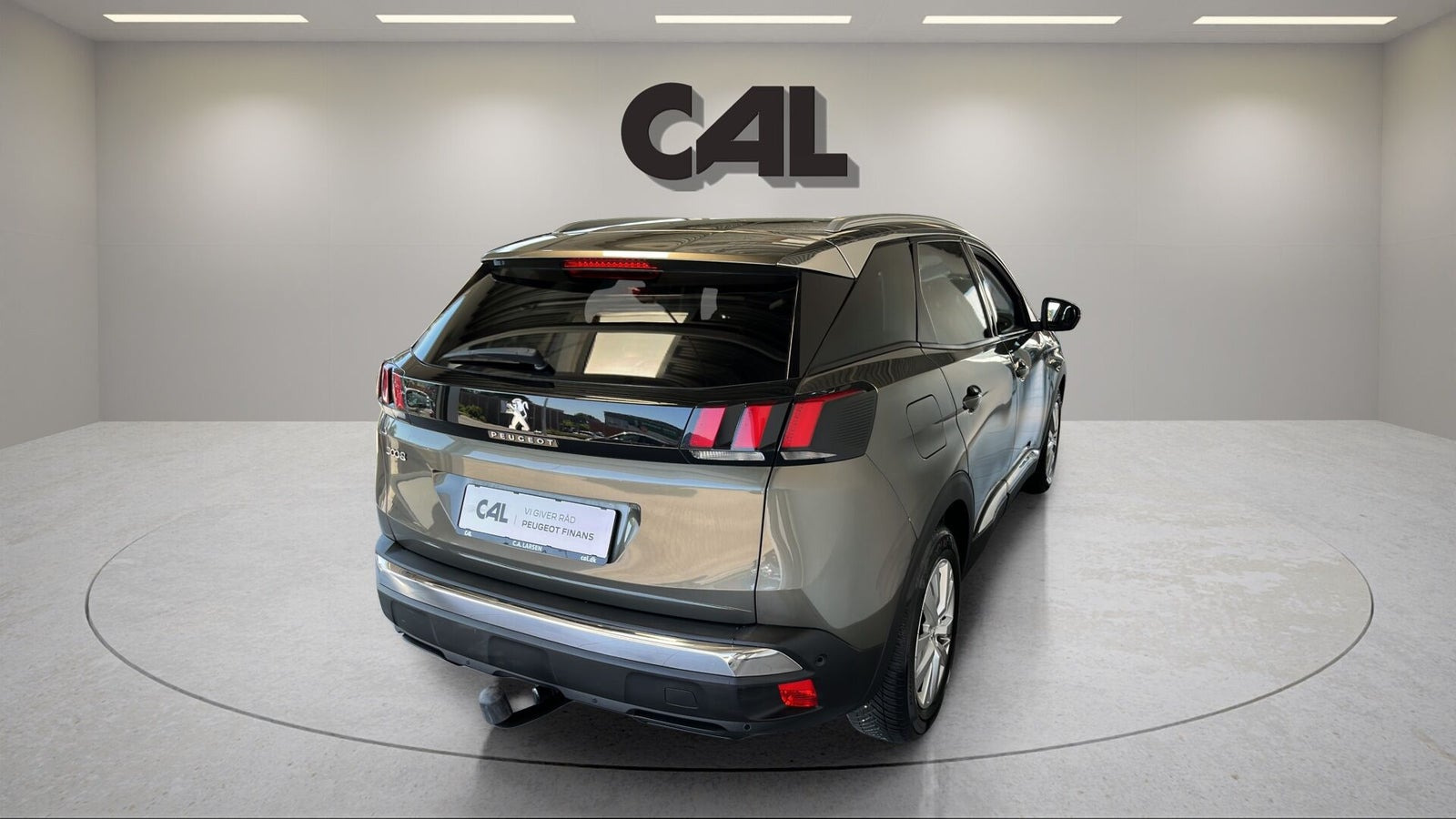 Grøn Peugeot 3008 fra 2017