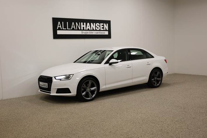 Hvid Audi A4 fra 2018