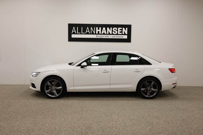 Hvid Audi A4 fra 2018