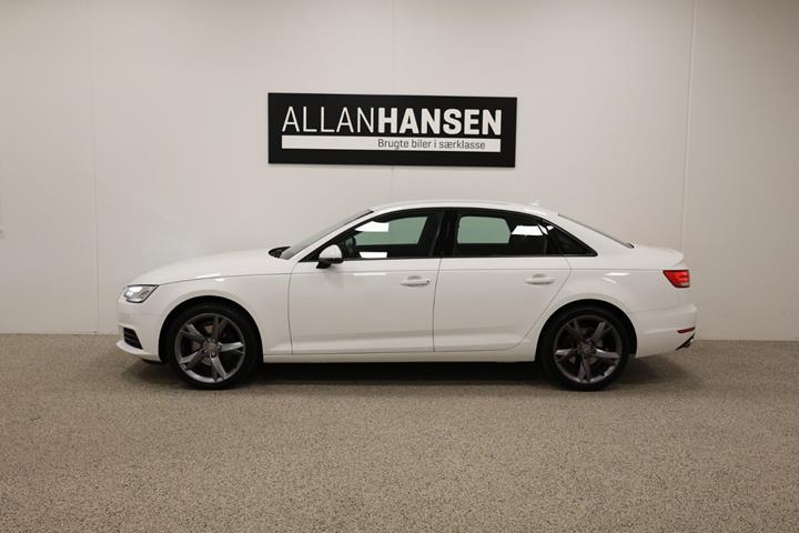 Hvid Audi A4 fra 2018