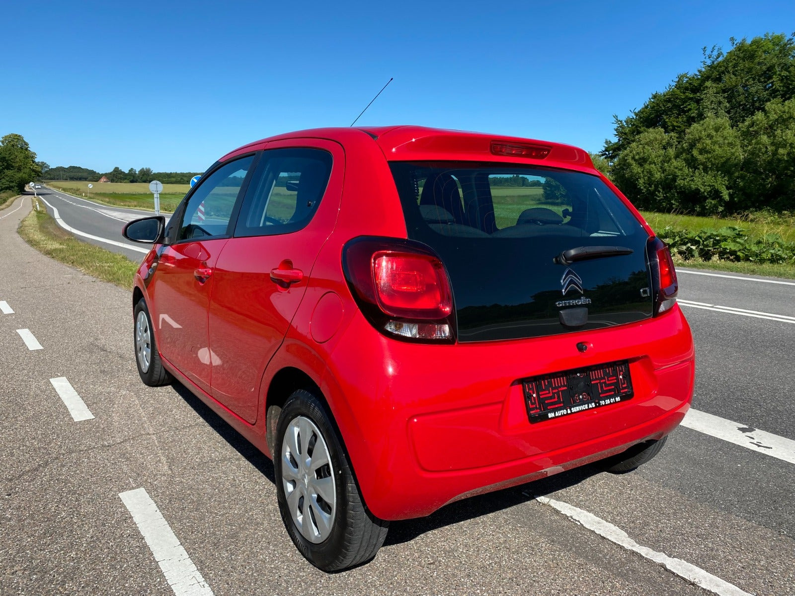 Rød Citroën C1 fra 2019