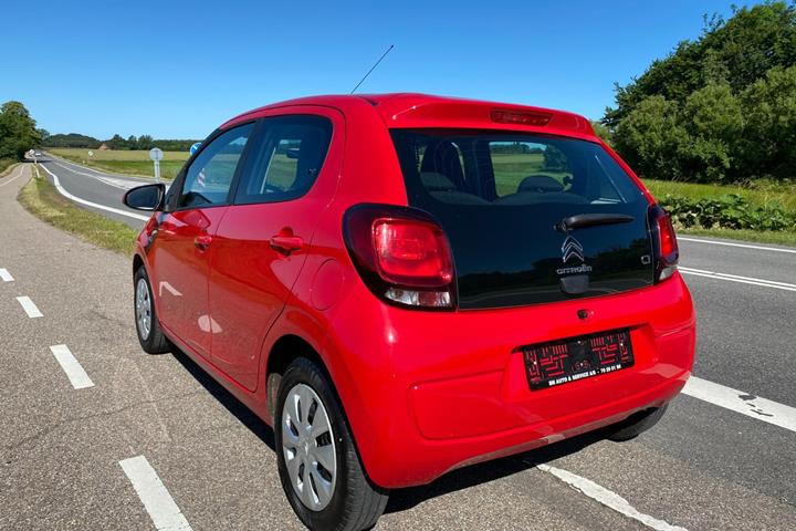 Rød Citroën C1 fra 2019