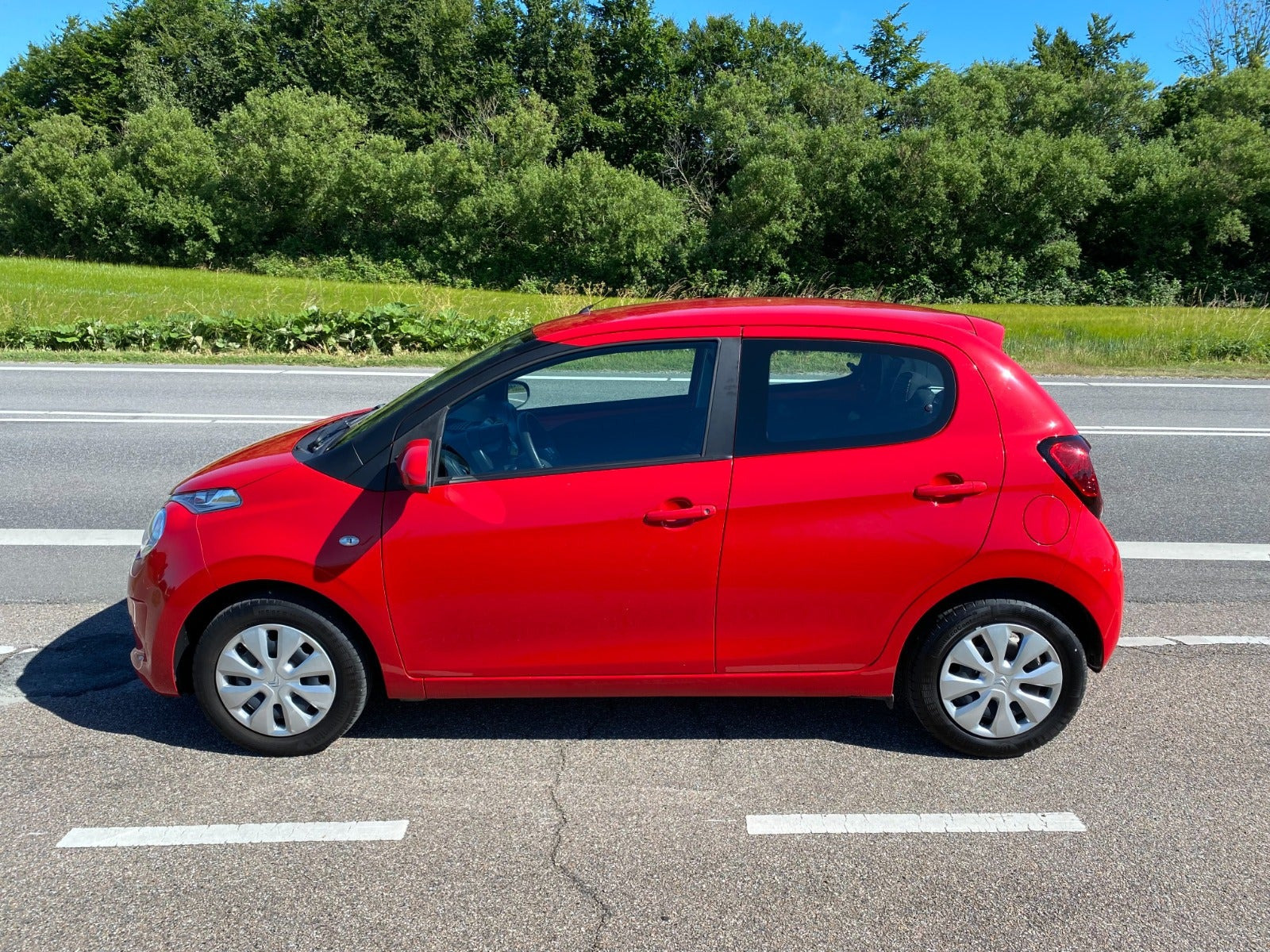 Rød Citroën C1 fra 2019