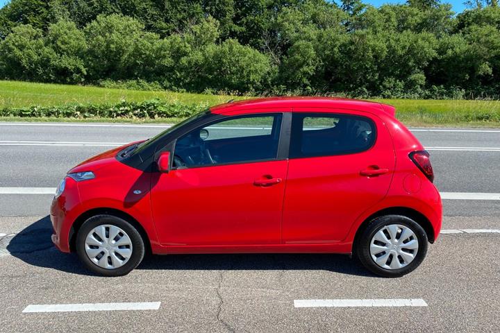 Rød Citroën C1 fra 2019