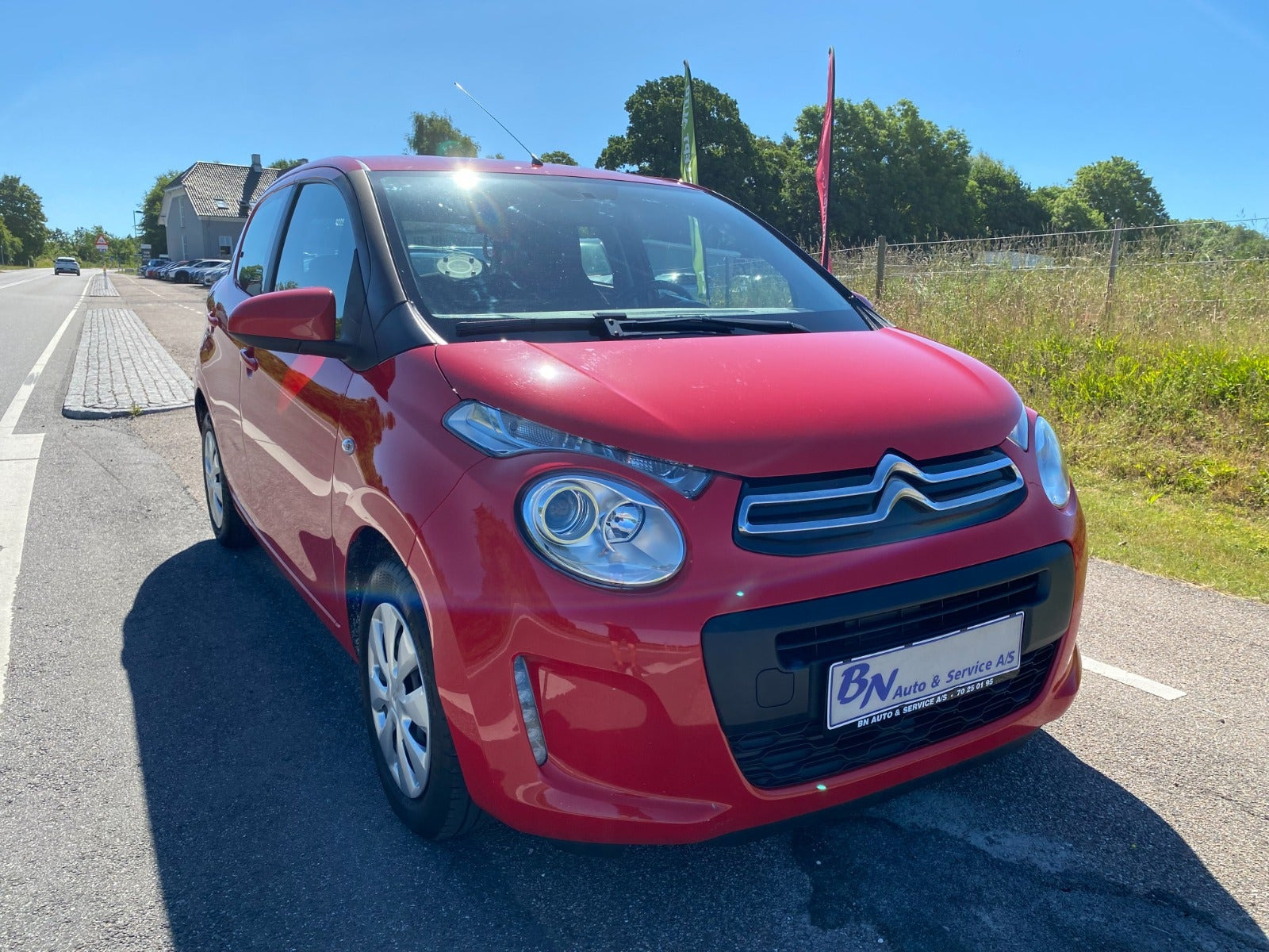 Rød Citroën C1 fra 2019