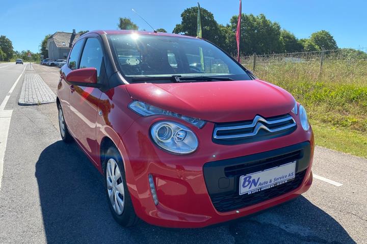 Rød Citroën C1 fra 2019