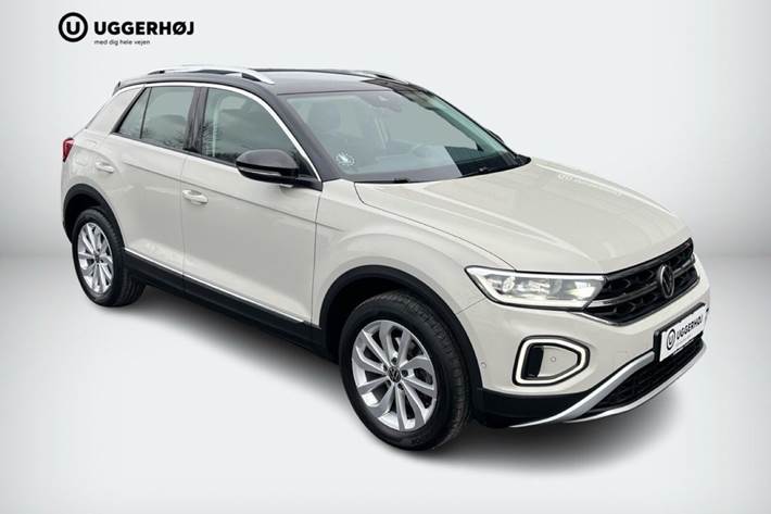 Grå VW T-Roc fra 2023