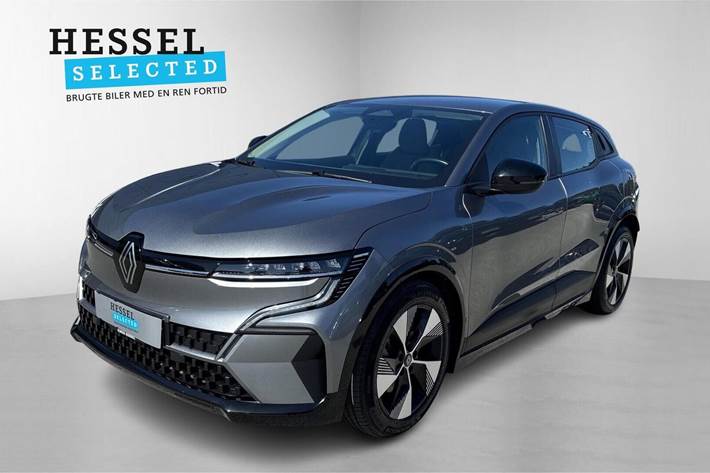 Grå Renault Megane E-Tech fra 2023 set udefra