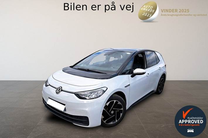 Hvid VW ID.3 fra 2023
