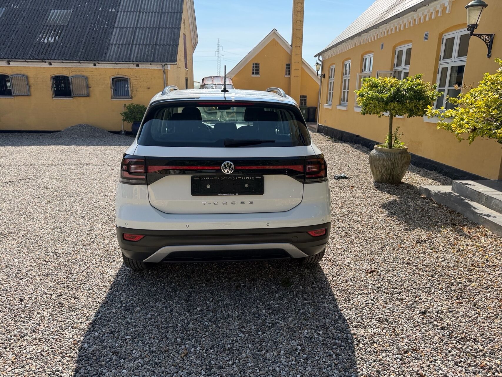 Hvid VW T-Cross fra 2020