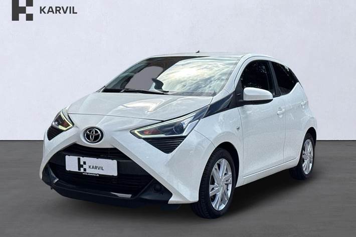 Hvid Toyota Aygo fra 2019