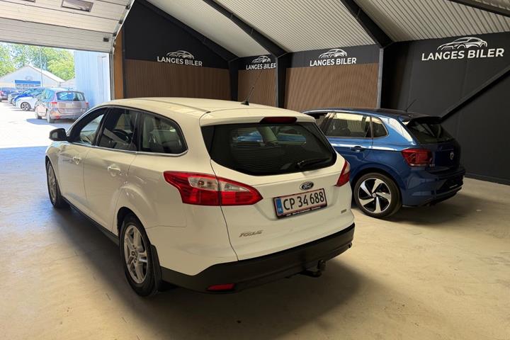Hvid Ford Focus fra 2014