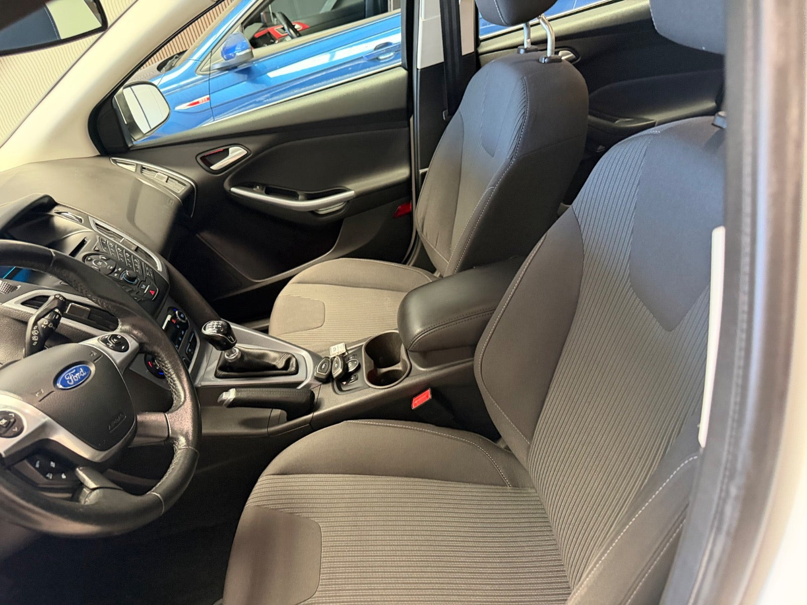 Hvid Ford Focus fra 2014