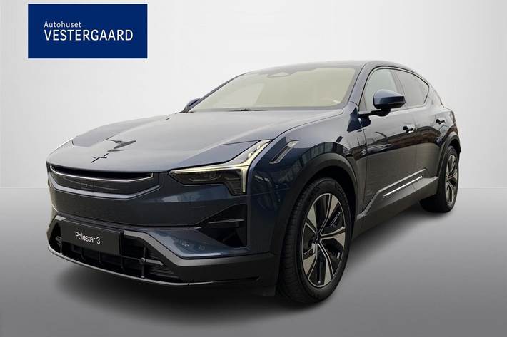 Blå Polestar 3 fra 2025