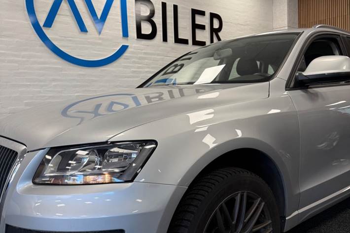 Sølv Audi Q5 fra 2010