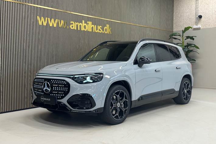Grå Mercedes GLB250+ fra 2026