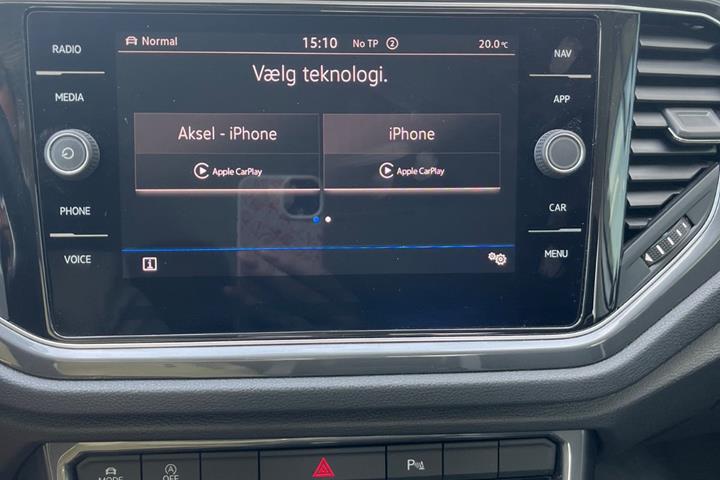 Hvid VW T-Roc fra 2022
