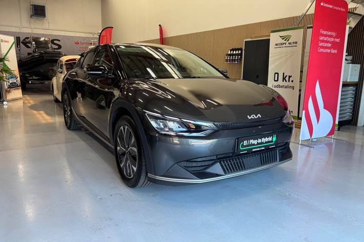 Grå Kia EV6 fra 2022