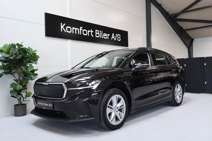 Sort Skoda Enyaq fra 2023