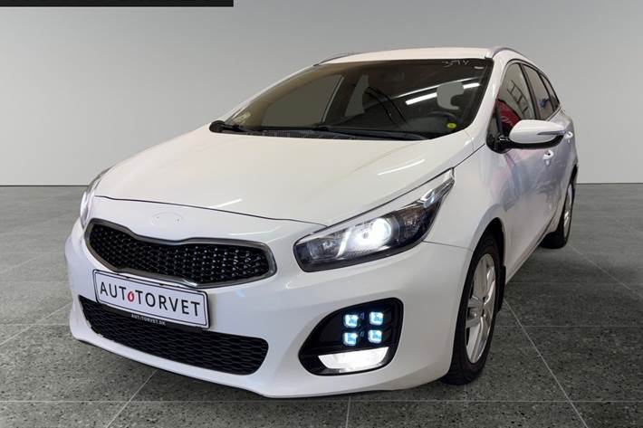 Hvid Kia Ceed fra 2018