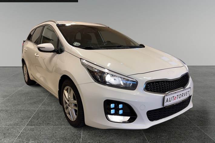 Hvid Kia Ceed fra 2018