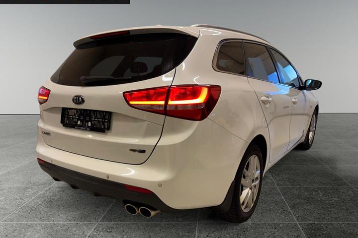 Hvid Kia Ceed fra 2018