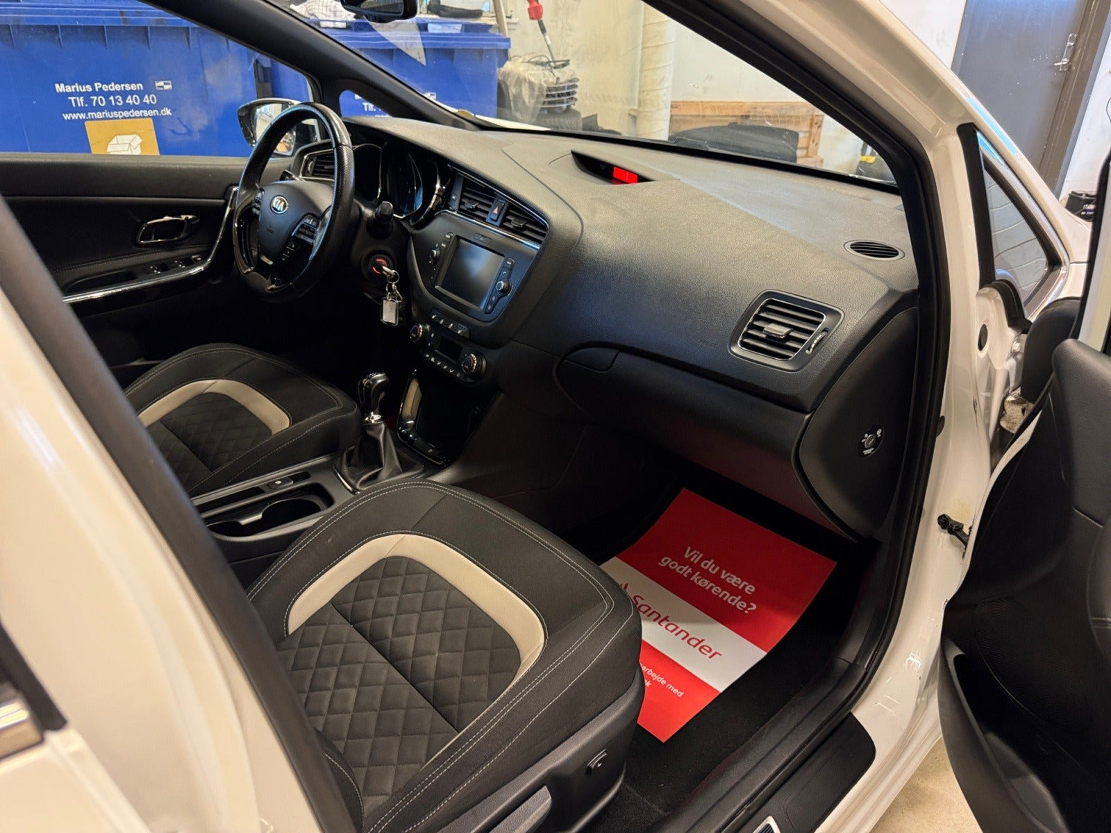 Hvid Kia Ceed fra 2018