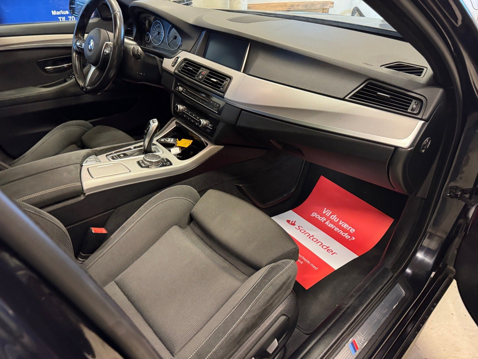 Sort BMW 520d fra 2015